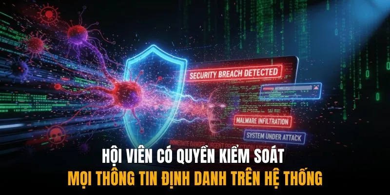 Hội viên có quyền kiểm soát mọi thông tin định danh trên hệ thống